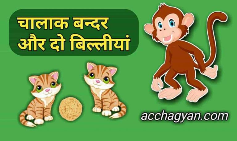 Do Billi Aur Bandar Ki Kahani, चालाक बन्दर और दो बिल्लियां