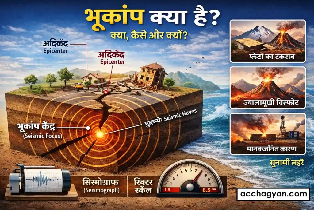 भूकंप क्या है और प्लेट टेक्टोनिक से भूकंप कैसे आते हैं