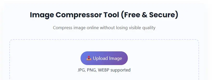 Free Online Image Compressor Tool