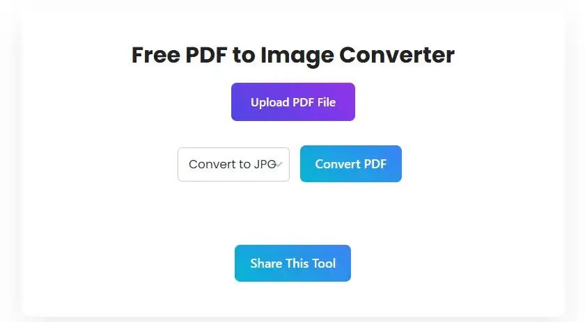 Free PDF to Image Converter Online 