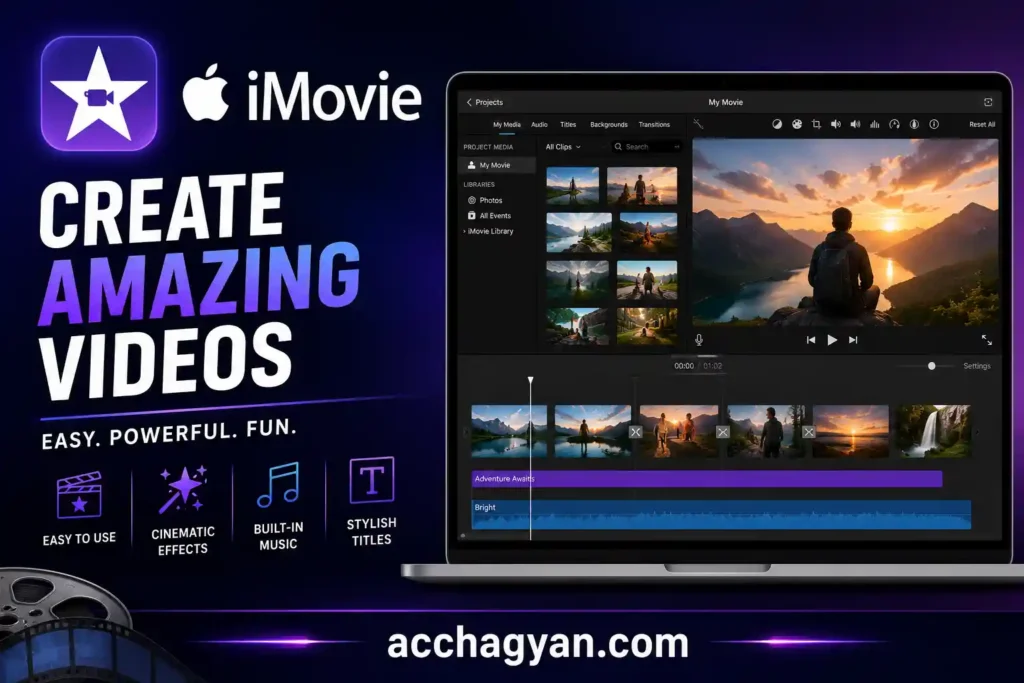 Best Video Editing Apps for YouTubers: (Free & Paid Software 2026) 3 Best Free Video Editing Apps for YouTubers, Apple iMovie