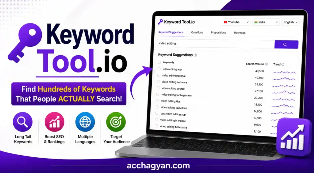 keyword tool-io YouTube Keyword Research